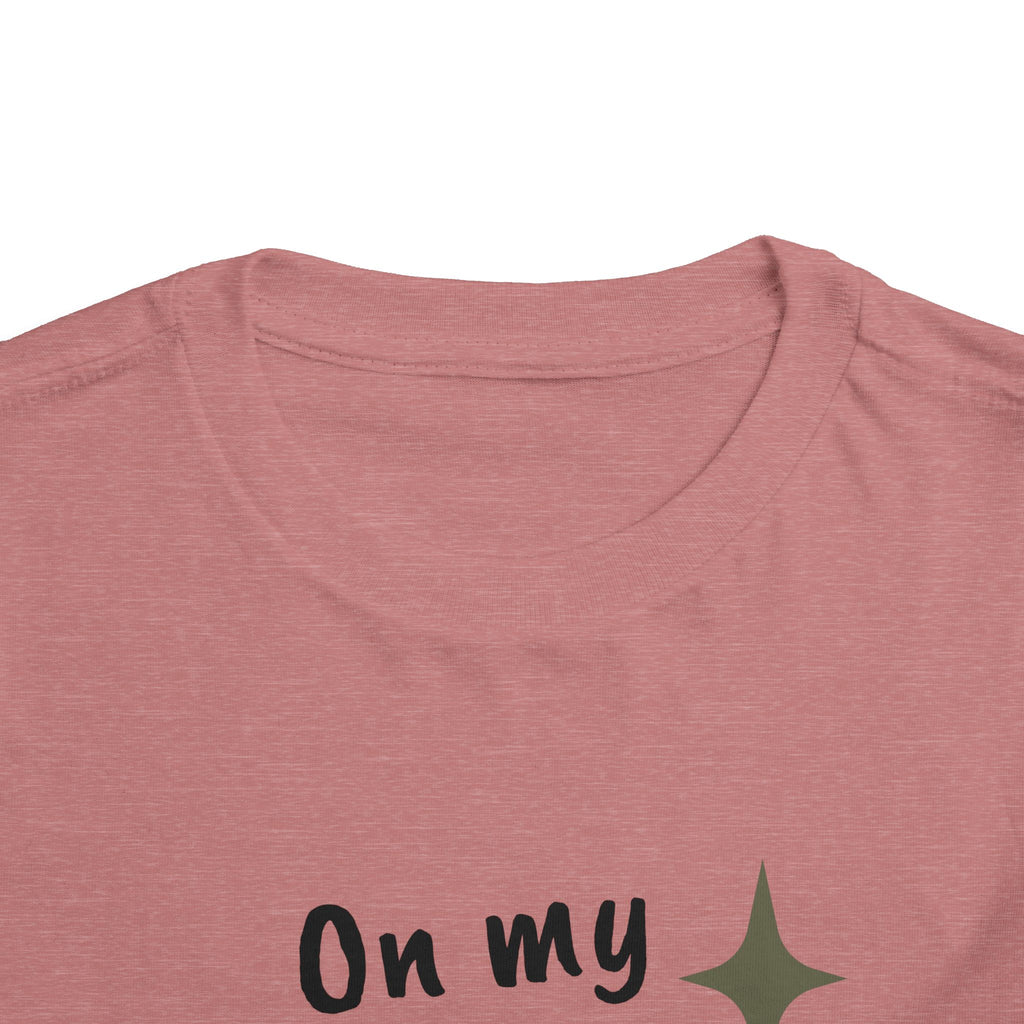 Toddler Tee — "On My Momma's Last Nerve" Floral Graphic