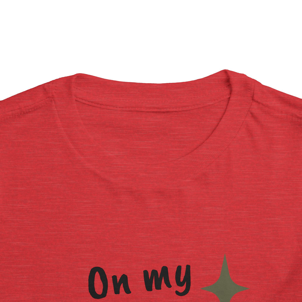 Toddler Tee — "On My Momma's Last Nerve" Floral Graphic