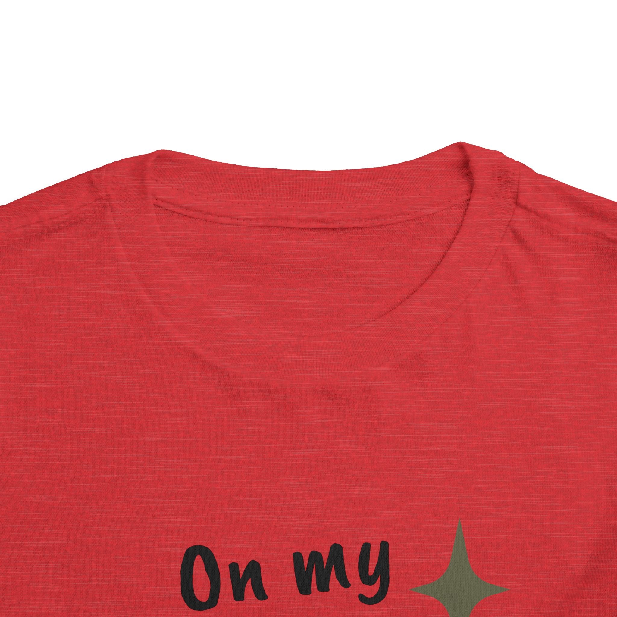 Toddler Tee — "On My Momma's Last Nerve" Floral Graphic