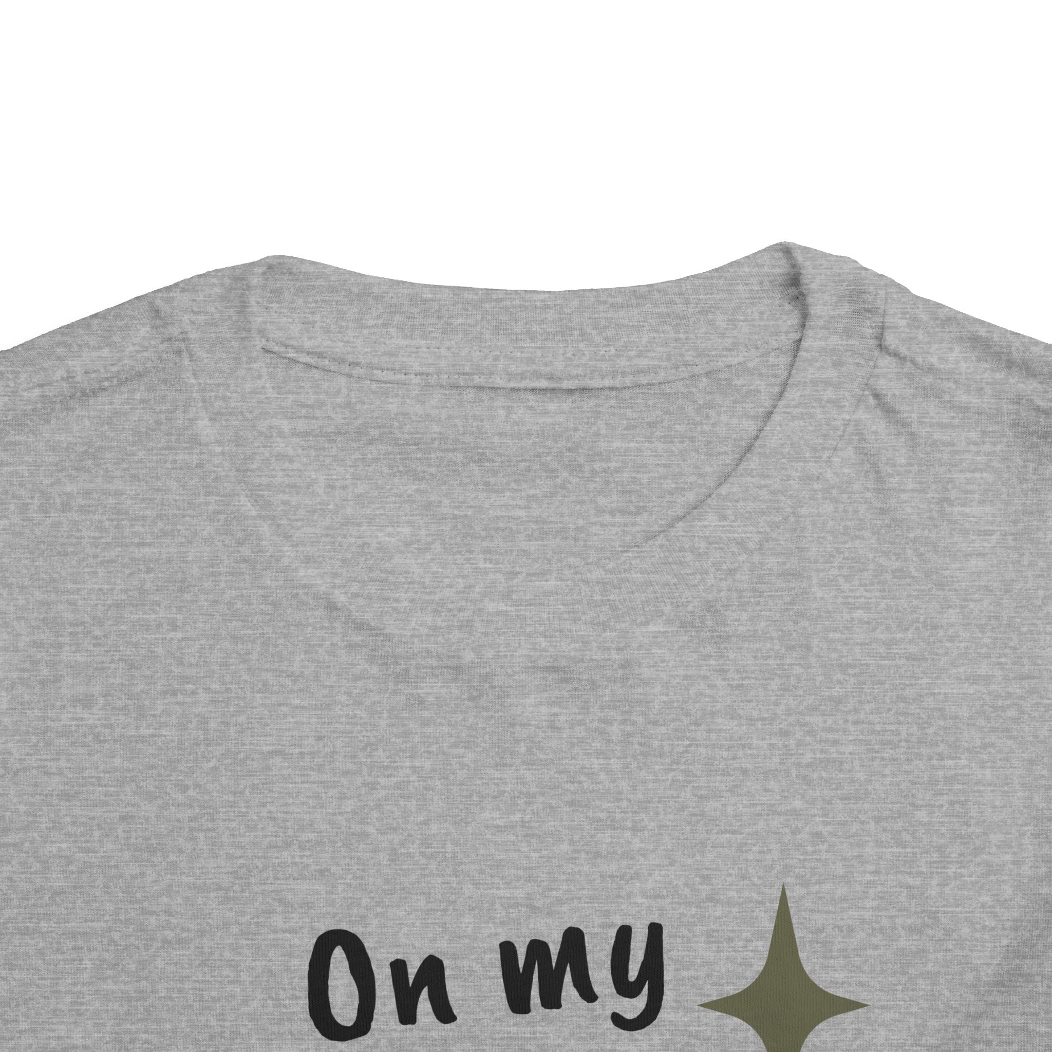 Toddler Tee — "On My Momma's Last Nerve" Floral Graphic