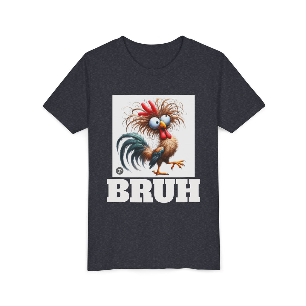 BRUH-Tshirt with Cartoon Chicken