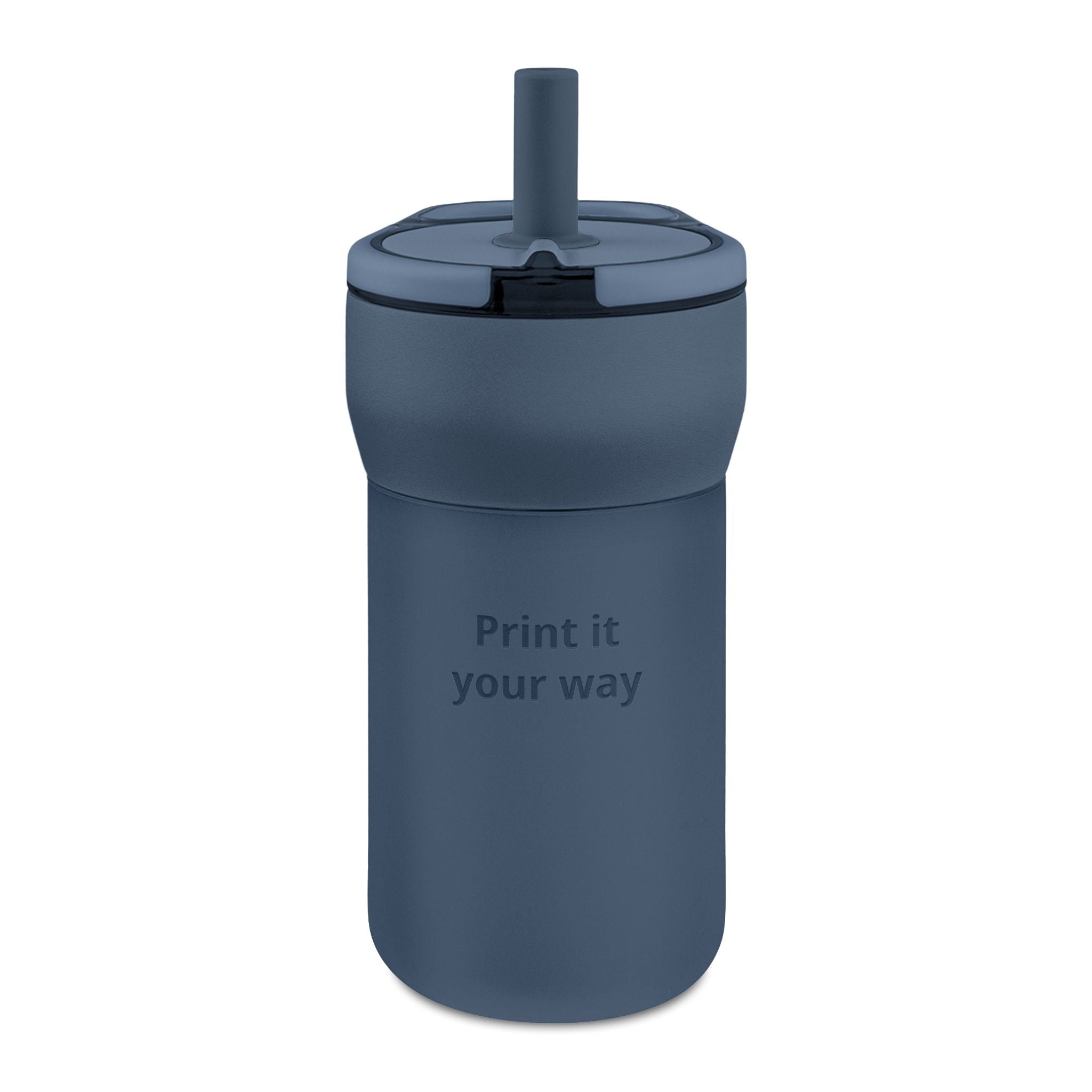 Kids’ 12oz Engraved Leakproof Straw Tumbler – Personalized Insulated Cup for Toddlers