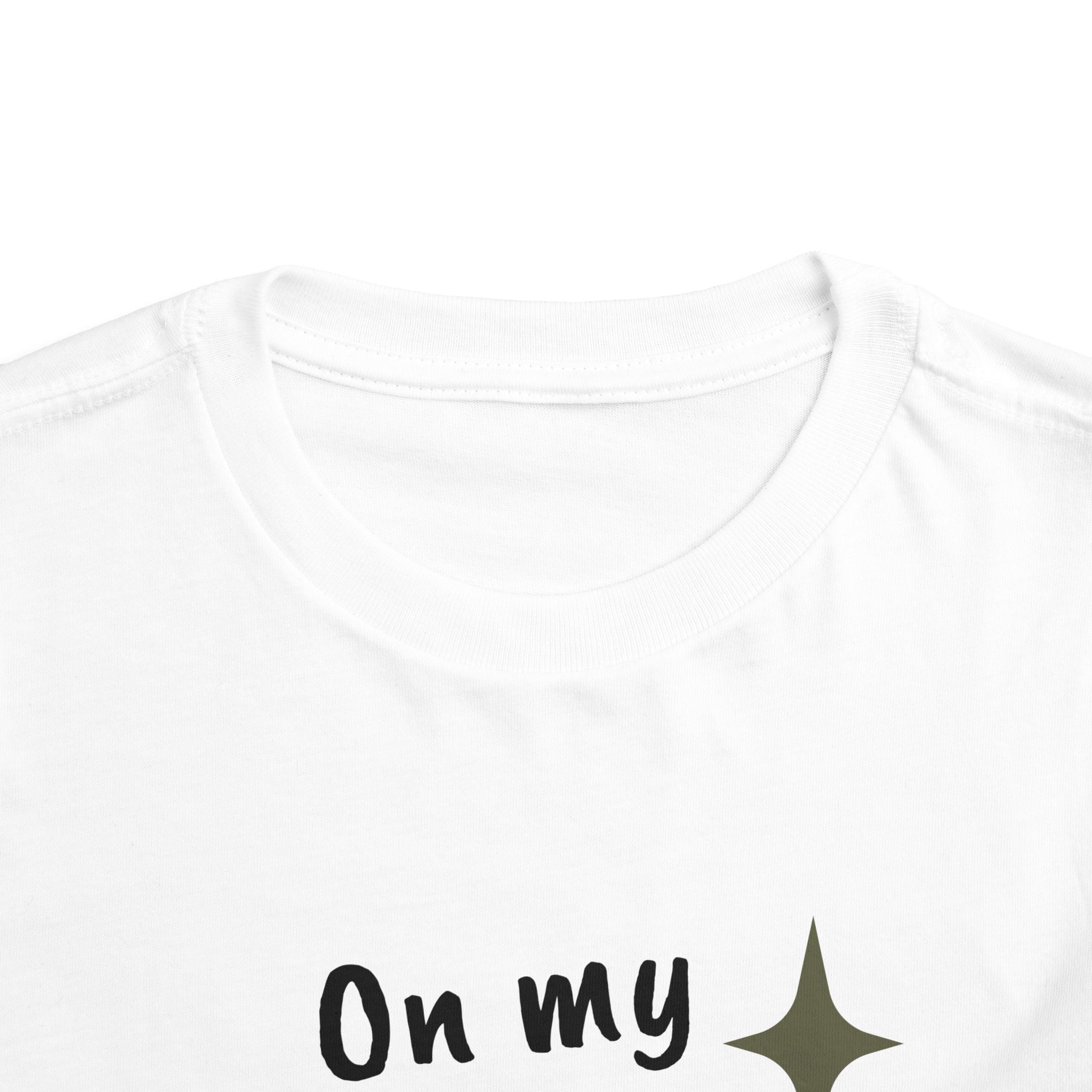 Toddler Tee — "On My Momma's Last Nerve" Floral Graphic