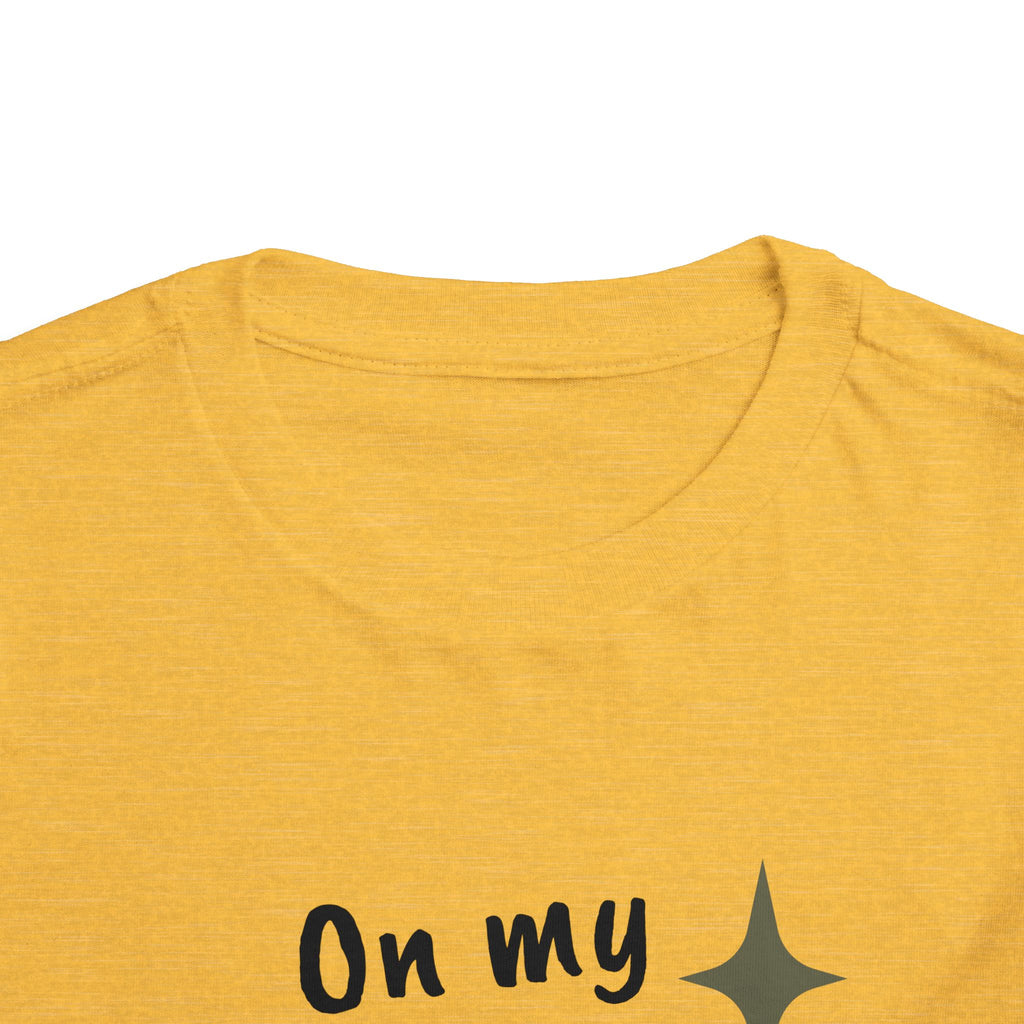 Toddler Tee — "On My Momma's Last Nerve" Floral Graphic