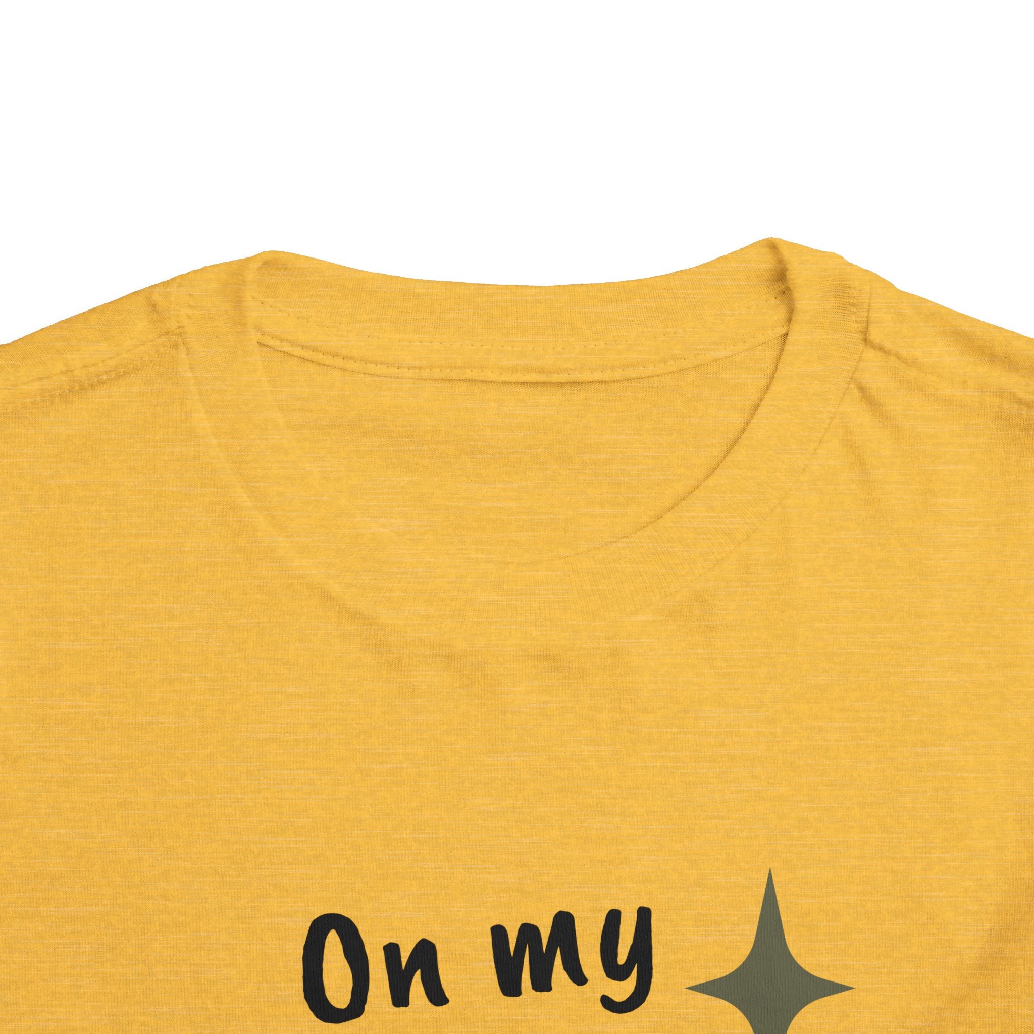 Toddler Tee — "On My Momma's Last Nerve" Floral Graphic