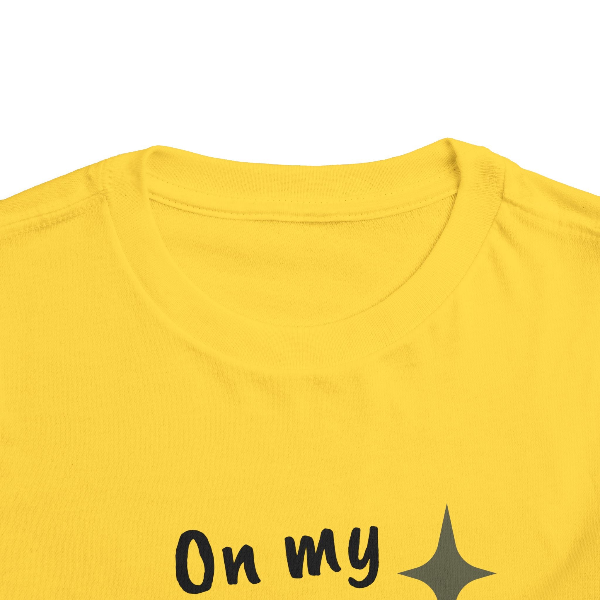 Toddler Tee — "On My Momma's Last Nerve" Floral Graphic
