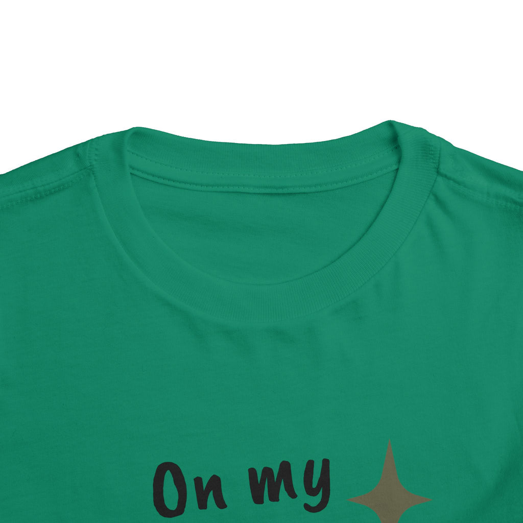 Toddler Tee — "On My Momma's Last Nerve" Floral Graphic