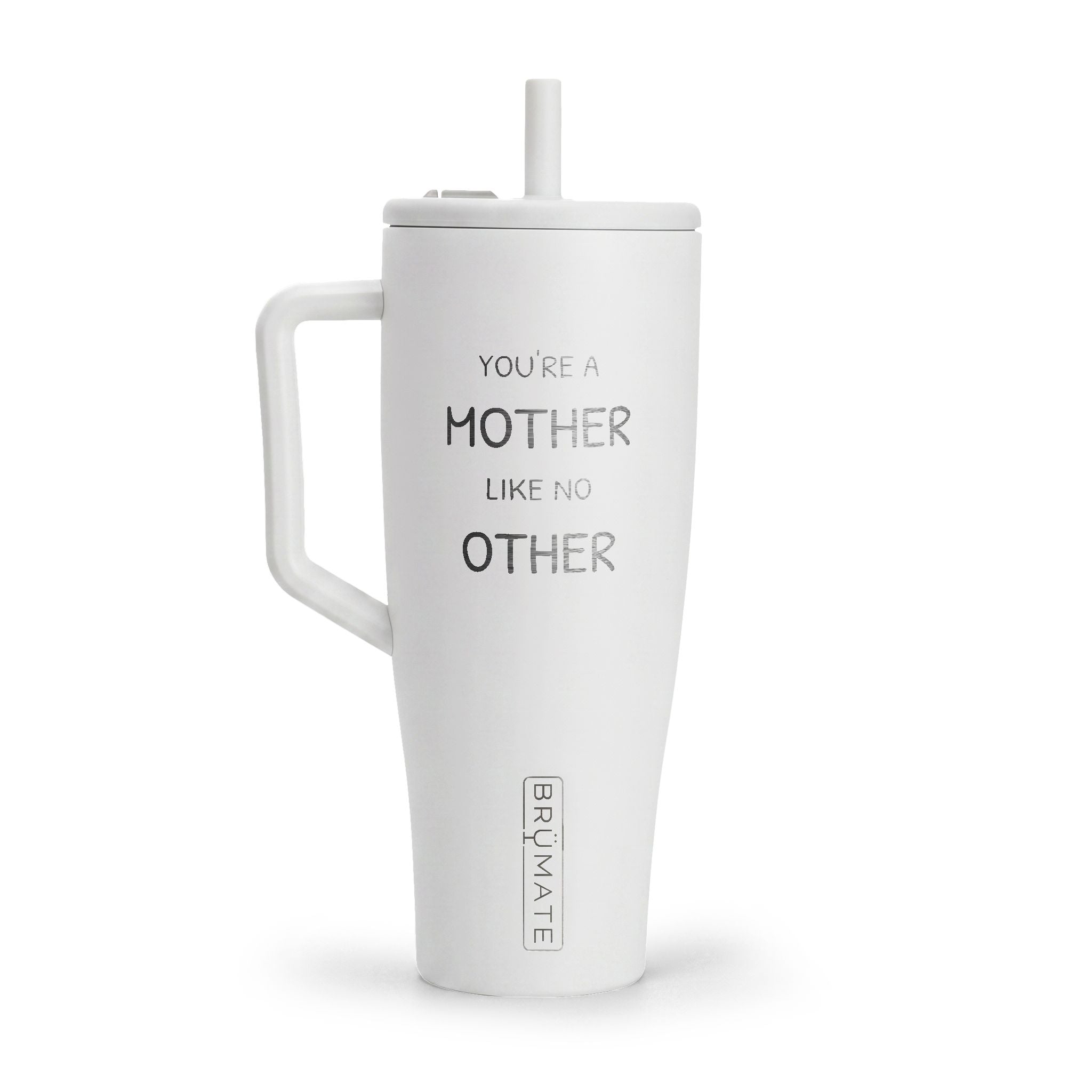 Engraved 40oz Insulated Tumbler with Handle — “You’re a Mother Like No Other”