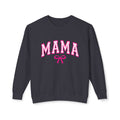 Mama Crewneck Sweatshirt — Pink Collegiate Mom Pullover