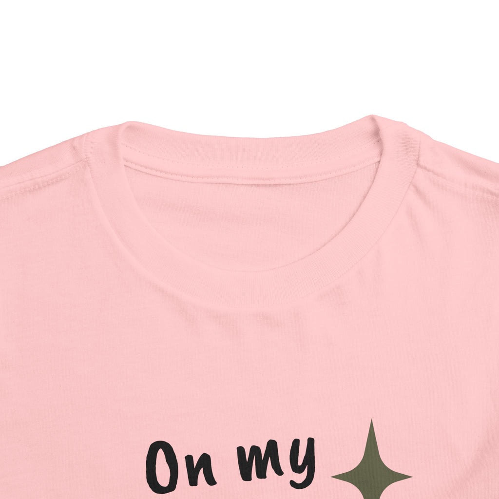 Toddler Tee — "On My Momma's Last Nerve" Floral Graphic