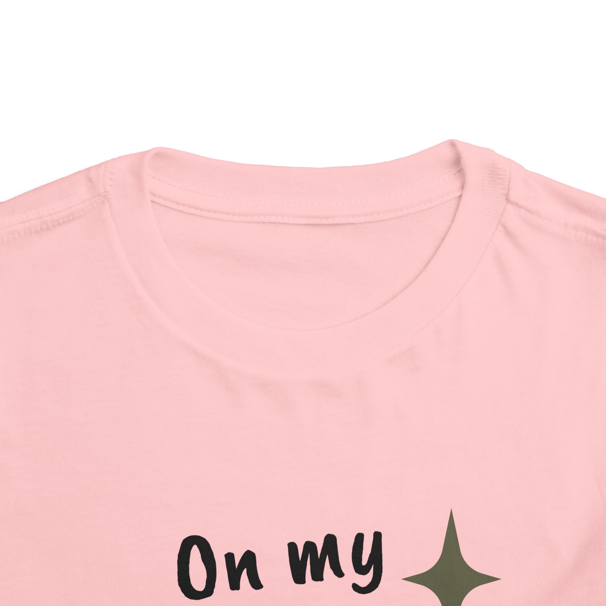 Toddler Tee — "On My Momma's Last Nerve" Floral Graphic