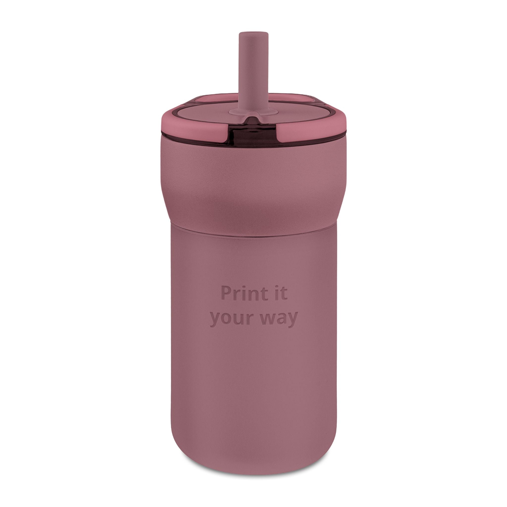 Kids’ 12oz Engraved Leakproof Straw Tumbler – Personalized Insulated Cup for Toddlers