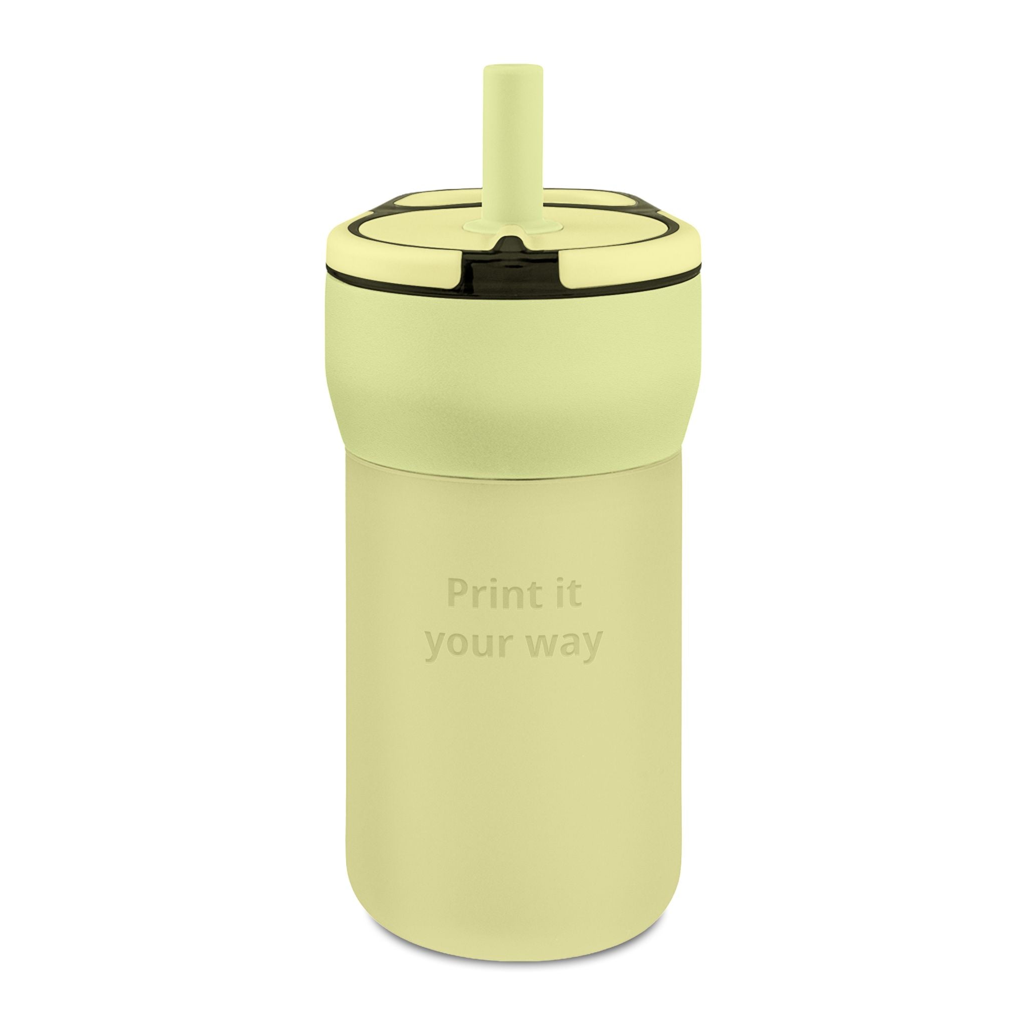 Kids’ 12oz Engraved Leakproof Straw Tumbler – Personalized Insulated Cup for Toddlers