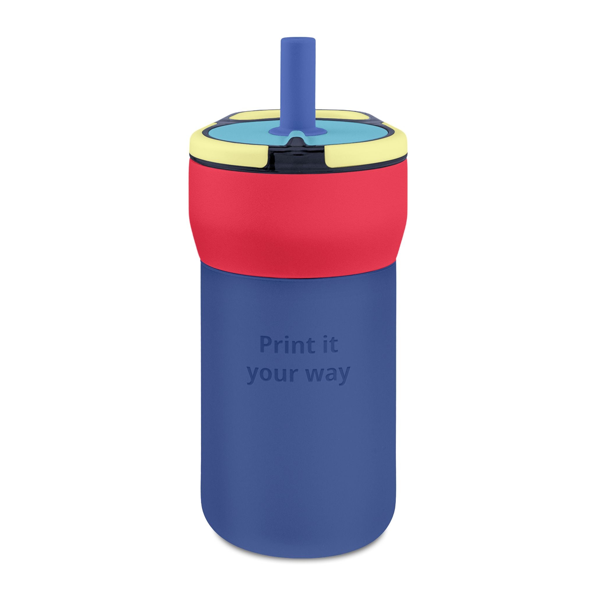 Kids’ 12oz Engraved Leakproof Straw Tumbler – Personalized Insulated Cup for Toddlers