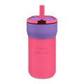Kids’ 12oz Engraved Leakproof Straw Tumbler – Personalized Insulated Cup for Toddlers